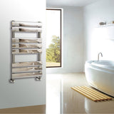 Astini Queenstown 800x450mm Chrome 250W Designer Radiator Heated Towel Rail TIS2071