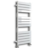 Astini Queenstown 1200x450mm White 600W Designer Heated Towel Rail TIS2082