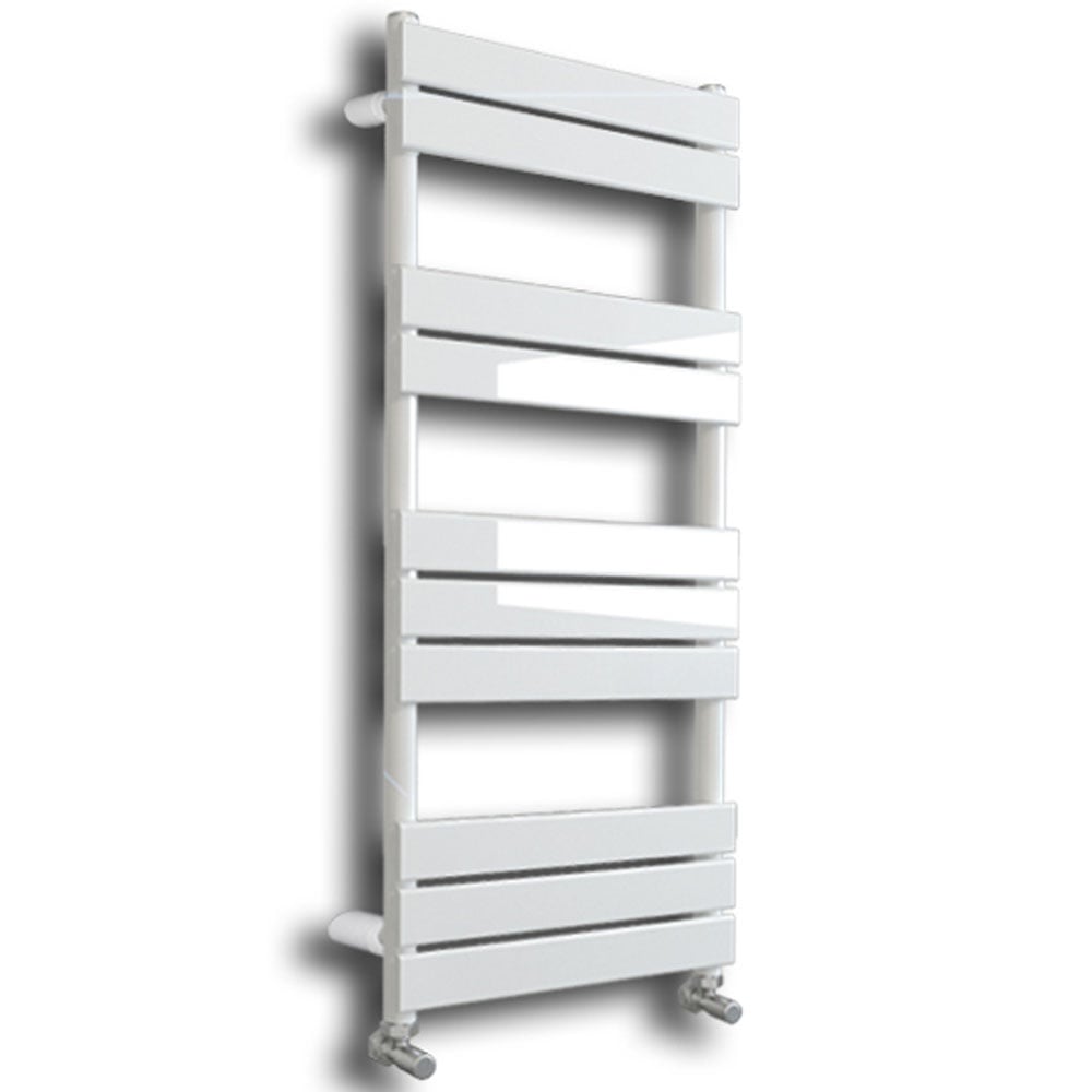Astini Queenstown 1000x600mm White 400W Designer Heated Towel Rail TIS2085