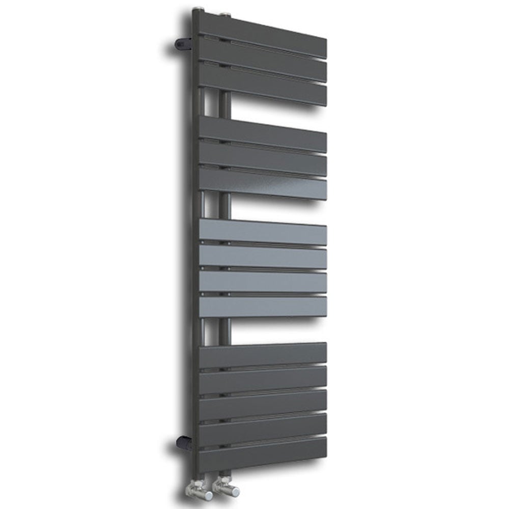Astini Wellington 1380x500mm Grey 700W Designer Heated Towel Rail TIS2099