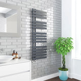 Astini Wellington 1380x500mm Grey 700W Designer Heated Towel Rail TIS2099