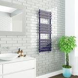Astini Queenstown 1200x450mm Sapphire 600W Designer Radiator Heated Towel Rail TIS2135