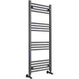 Astini Napier 1200x500mm Anthracite Straight Ladder Heated Towel Rail