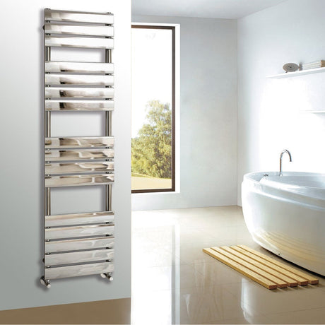 Astini Queenstown 1600x450mm Chrome 500W Designer Heated Towel Rail TIS2074