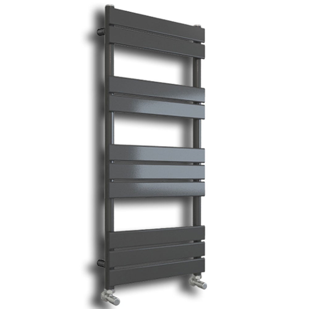 Astini Queenstown 1000x450mm Grey 300W Designer Heated Towel Rail TIS2090