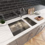 Astini Serena 1.5 Bowl Stainless Steel Undermount Kitchen Sink & Waste 4020+4040