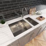 Astini Serena 1.5 Bowl Stainless Steel Undermount Kitchen Sink & Waste 4020+5040