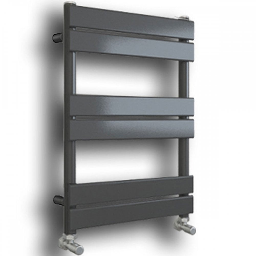 Astini Queenstown 650x400mm Grey 250W Designer Radiator Heated Towel R ...