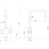 Astini Bollitore² 4in1 Boiling Hot & Filtered Cold Kitchen Tap & Tank Kit