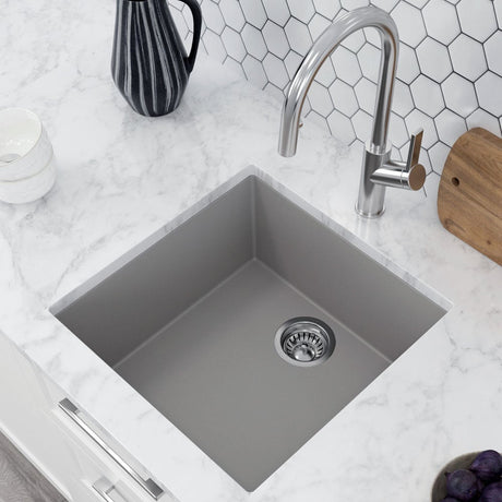 Astini Scuti 1.0 Medium Bowl SMC Synthetic Inset/Undermount Kitchen Sink