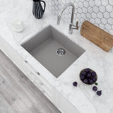 Astini Scuti 1.0 Large Bowl SMC Synthetic Inset/Undermount Kitchen Sink
