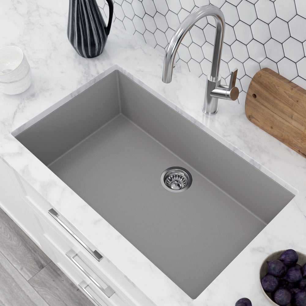 Astini Scuti 1.0 XL Bowl SMC Synthetic Inset/Undermount Kitchen Sink