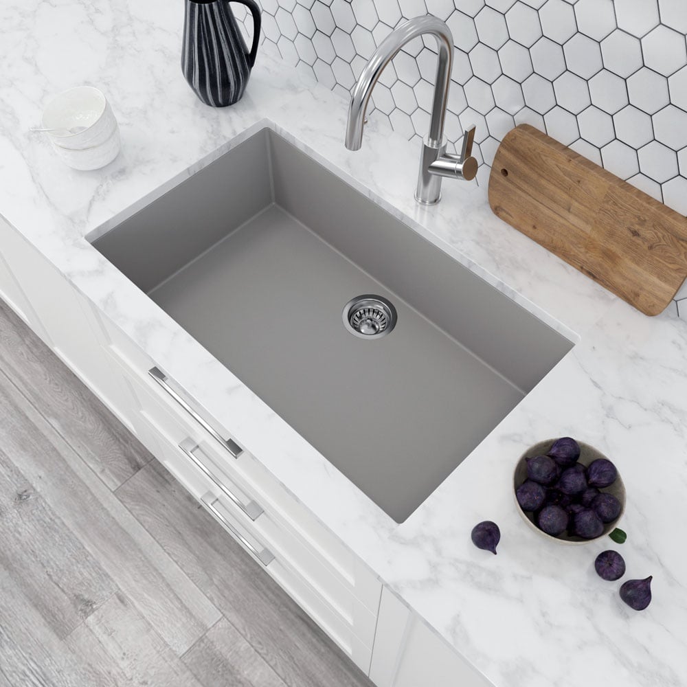 Astini Scuti 1.0 XL Bowl SMC Synthetic Inset/Undermount Kitchen Sink
