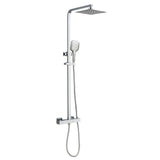 Astini Menai Chrome Premium Square Thermostatic Overhead Shower Kit