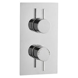 Astini Chrome Round Concealed Thermostatic 1 Way Shower Valve
