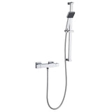 Astini Chrome Square Bar Valve & Riser Kit