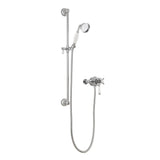 Astini Tenby Chrome Traditional Riser Shower Kit