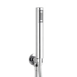 Astini Vellamo Chrome Round Shower Outlet Elbow with Bracket, Hose & Handset