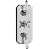 Astini Tenby Chrome Traditional Triple Concealed Thermostatic Shower Valve