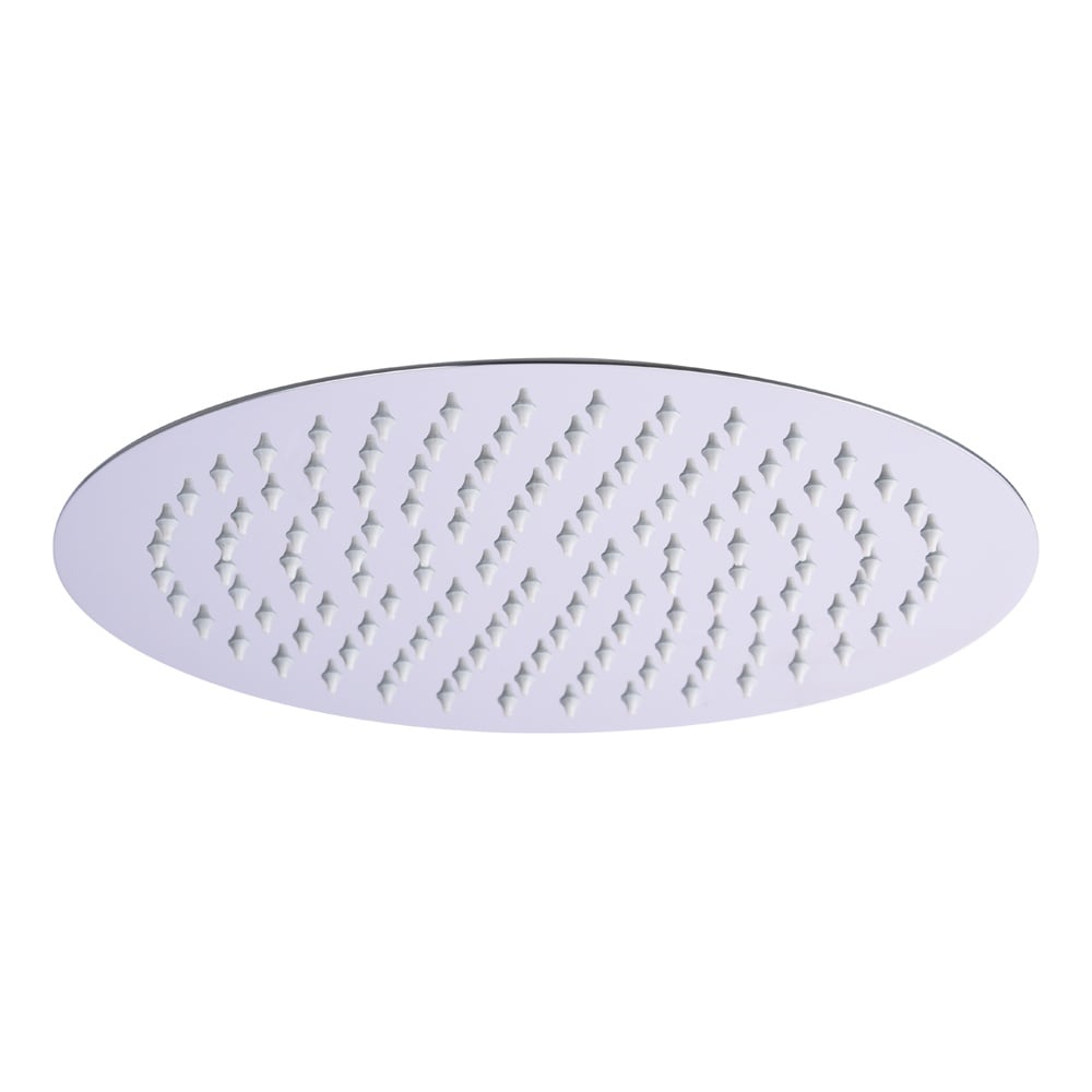 Astini Chrome Round Slimline Fixed Overhead Shower Head 250mm