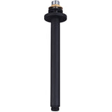 Astini Orca Black Round Ceiling Shower Arm 250mm