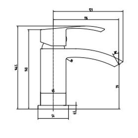 Astini Brecon Orca Black Single Lever Cloakroom Basin Mixer Tap TIS5057