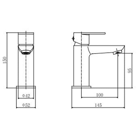 Astini Barmouth Chrome Bathroom Basin Mixer Tap & Slotted Waste TIS5068