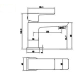Astini Swansea Chrome Bathroom Basin Mixer Tap & Slotted Waste TIS5075