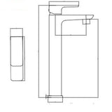 Astini Swansea Chrome Mono Bathroom Basin Tap TIS5076