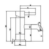 Astini Chepstow Brushed Brass Mono Mixer Tap & Slotted Waste TIS5115