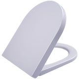 Astin Dee White Soft Close D-Shape Toilet Seat