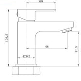 Astini Raglan Chrome Bathroom Basin Mixer Tap & Slotted Waste TIS5005