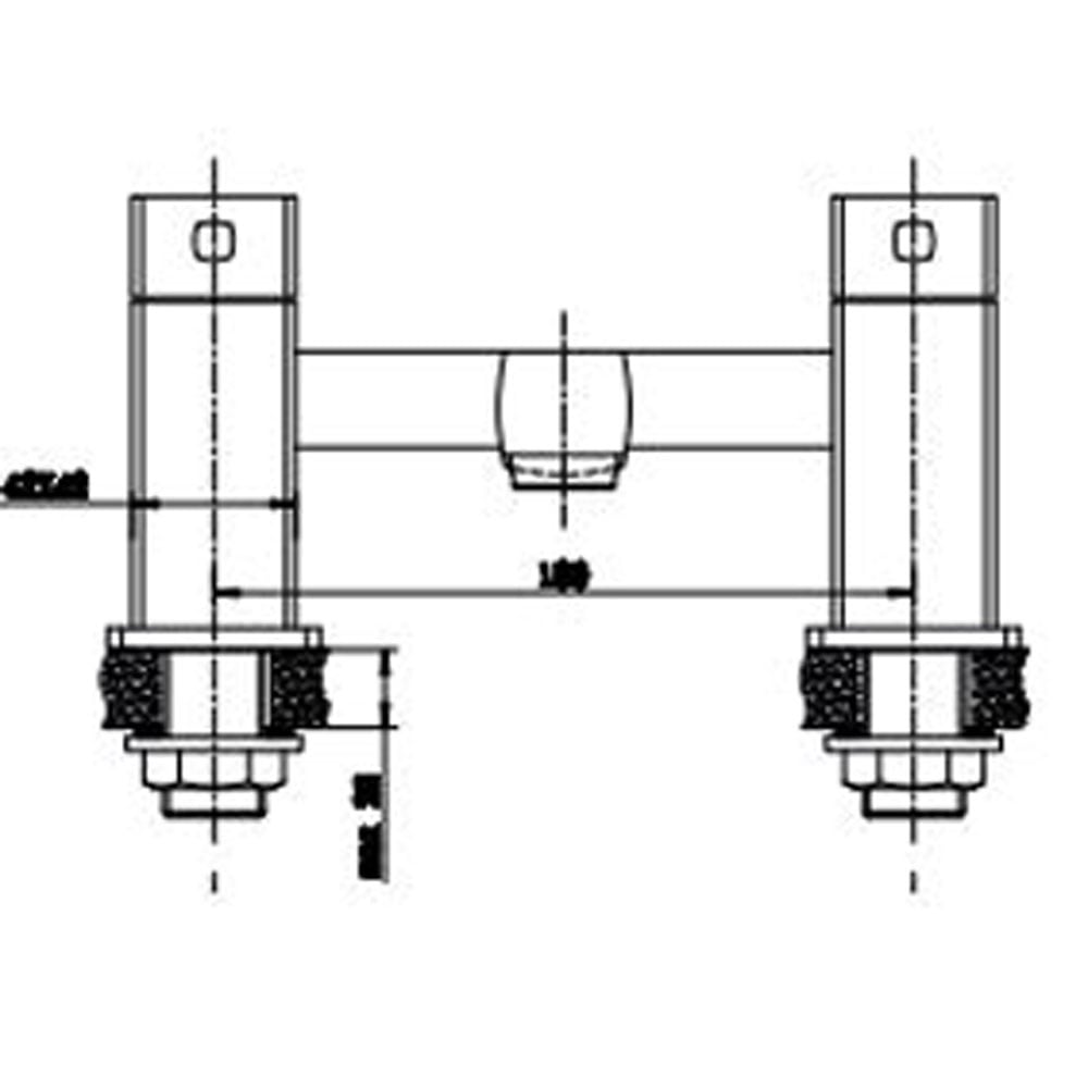 Astini Newport Chrome Bathroom Bath Filler Tap TIS5022