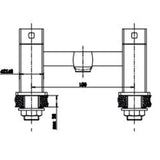 Astini Newport Chrome Bathroom Bath Filler Tap TIS5022
