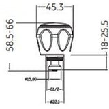 Astini Plumb Essentials Chrome Contract Revivers TIS5033