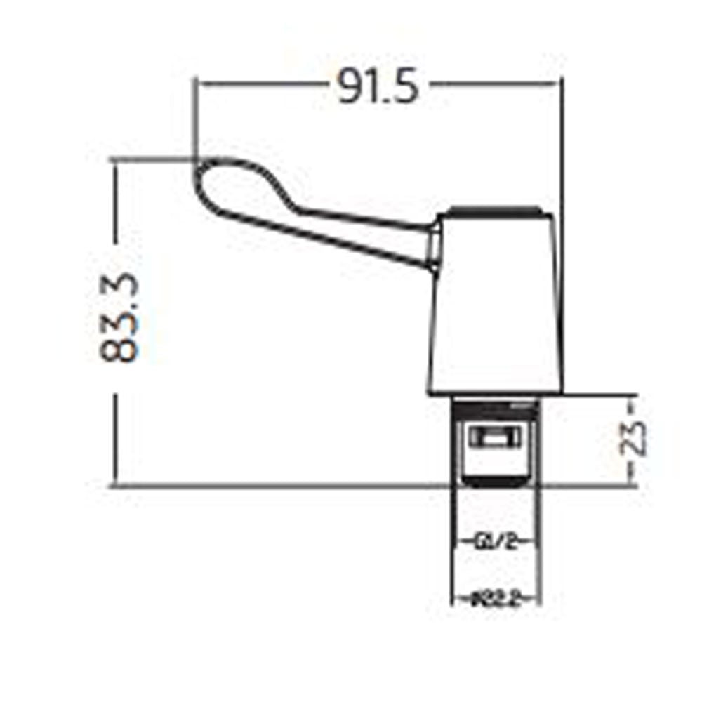 Astini Plumb Essentials Chrome Lever Revivers TIS5034