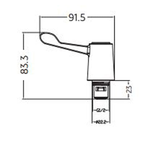 Astini Plumb Essentials Chrome Lever Revivers TIS5034
