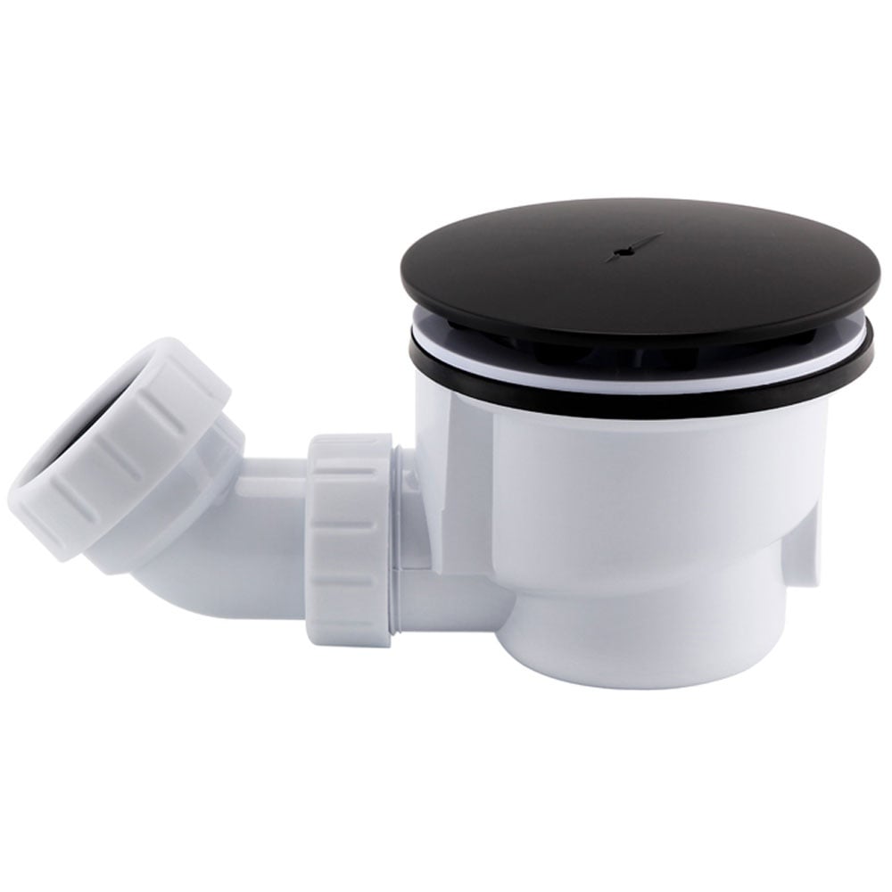 Astini Premium Orca Black 90mm Fast Flow Shower Waste