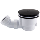 Astini Premium Orca Black 90mm Fast Flow Shower Waste