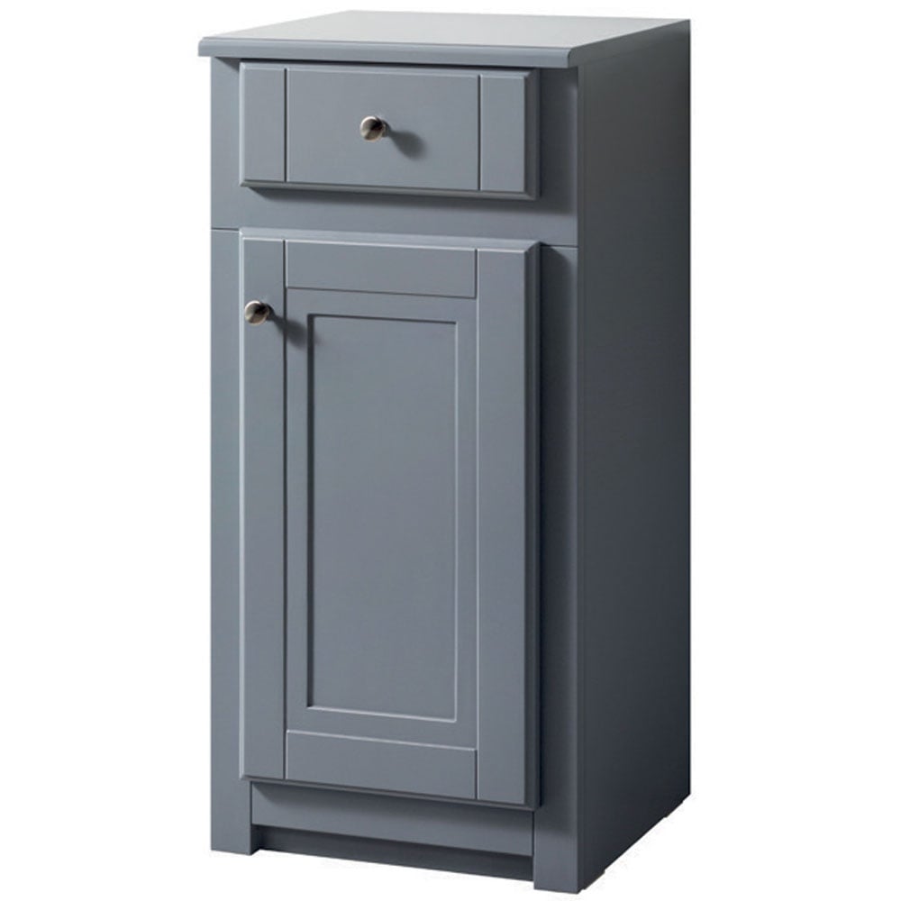 Astini Tenby Grey Traditional Floor Standing 400mm Side Cabinet