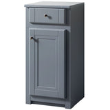 Astini Tenby Grey Traditional Floor Standing 400mm Side Cabinet