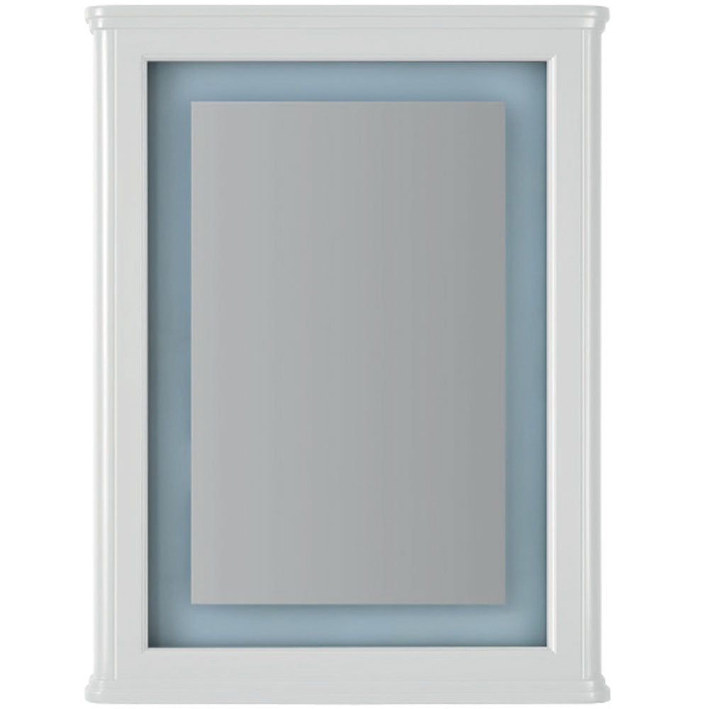 Astini Niamh Chalk White PVC Mirror Frame 500x700mm