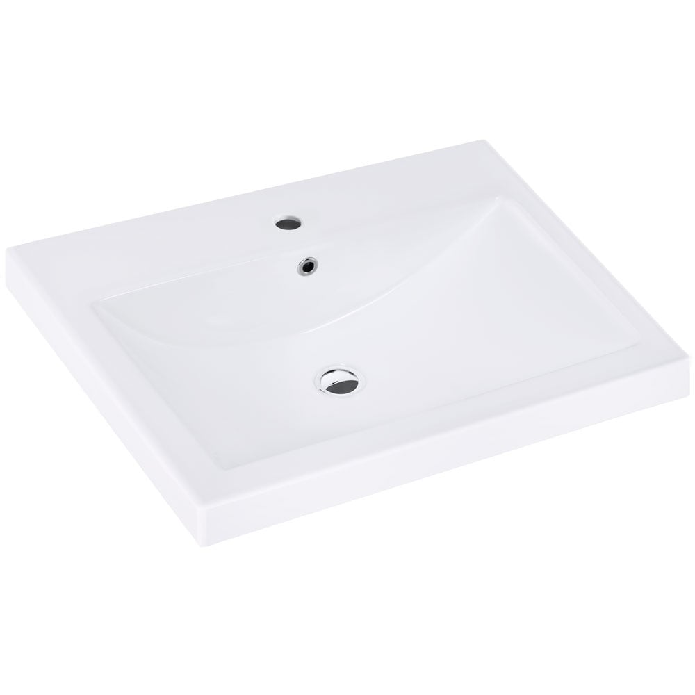 Astini Bendrinis White Ceramic 600mm Basin