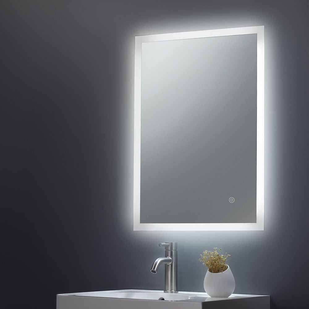 Astini Noah Touch Mirror with LED Edge & Demist 600x800mm