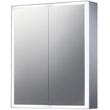 Astini Bethany Double Door LED Surround Mirror Cabinet 600x700mm