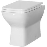 Astini Seina Square Back To Wall Toilet Pan, Soft Close Seat & Fittings