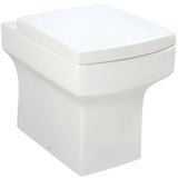 Astini Braga Square Back To Wall Toilet Pan