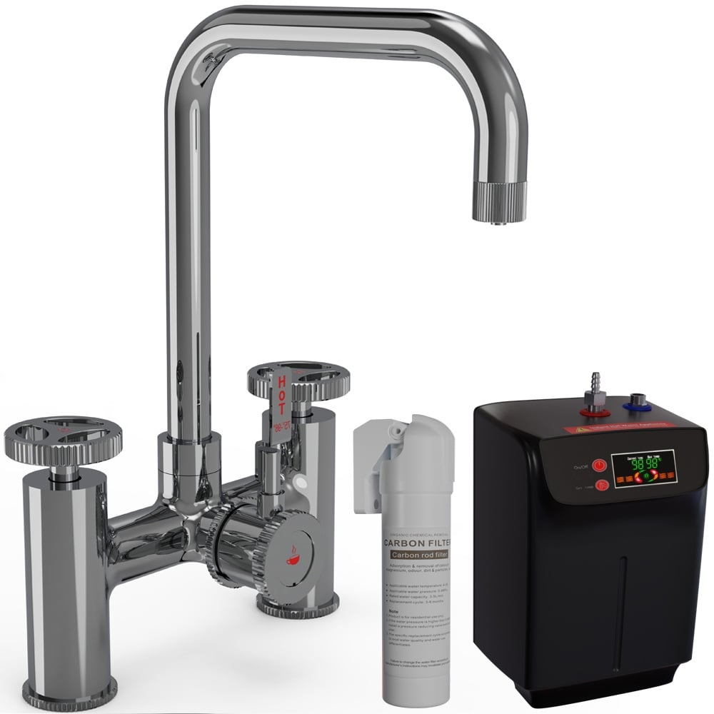 Astini Industrial Bridge 3in1 Boiling Hot Water Kitchen Tap & Tank