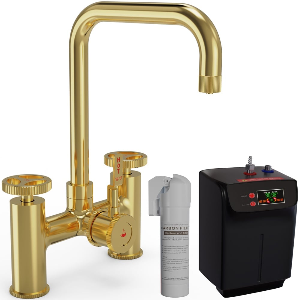 Astini Industrial Bridge 3in1 Boiling Hot Water Kitchen Tap & Tank