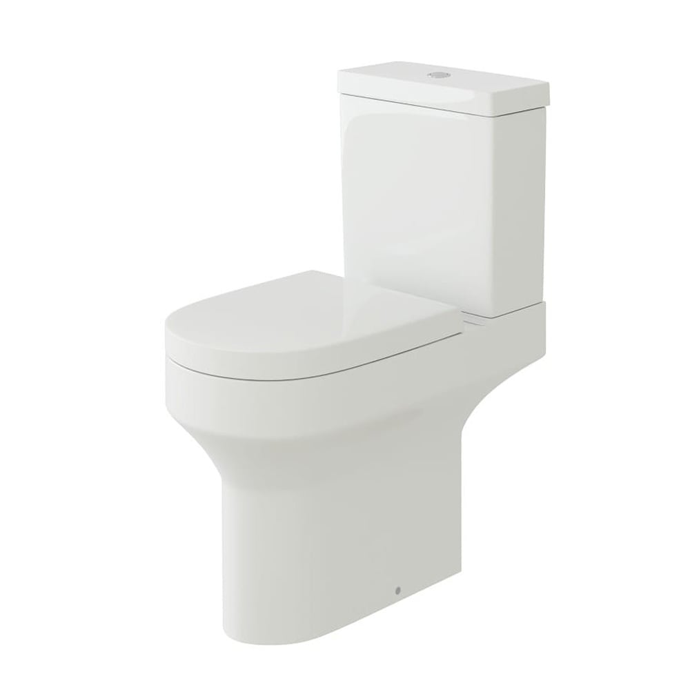 Astini Florence Comfort Close Coupled Toilet Pan, Cistern, Soft Close Seat & Fittings